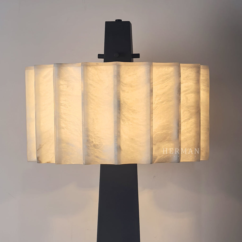 Alabaster Pantheon Floor Lamp