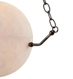 Large 'Atlas' Alabaster Suspension Lamp by Denis de la Mesiere