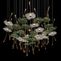 Glass Lotus Pond Chandelier