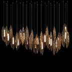 Silver Ice Shard Chandelier