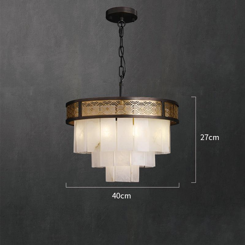 Alabaster Lorry Multi-Layer Classic Chandelier additional product view
