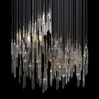Crystal Icicle Rain Chandelier