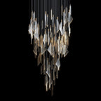 Crystal Sail Cascade Chandelier