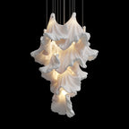 Mauve Jellyfish Cascade Chandelier