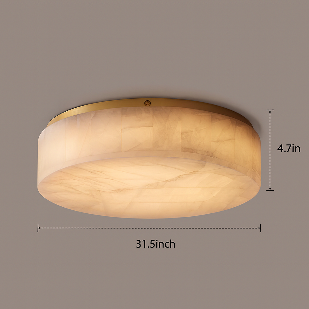 Milton Alabaster Flush Mount chandelier product image