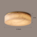 Milton Alabaster Flush Mount chandelier product image
