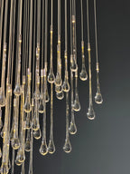 Crystal Tube Rain Chandelier