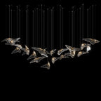 Crystal Heron Flight Chandelier