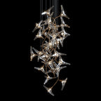 Crystal Star Vine Chandelier