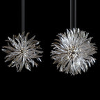 Smoke Palm Burst Chandelier