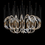 Crystal Ring Rain Chandelier