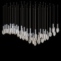 White Seed Pod Garland Chandelier