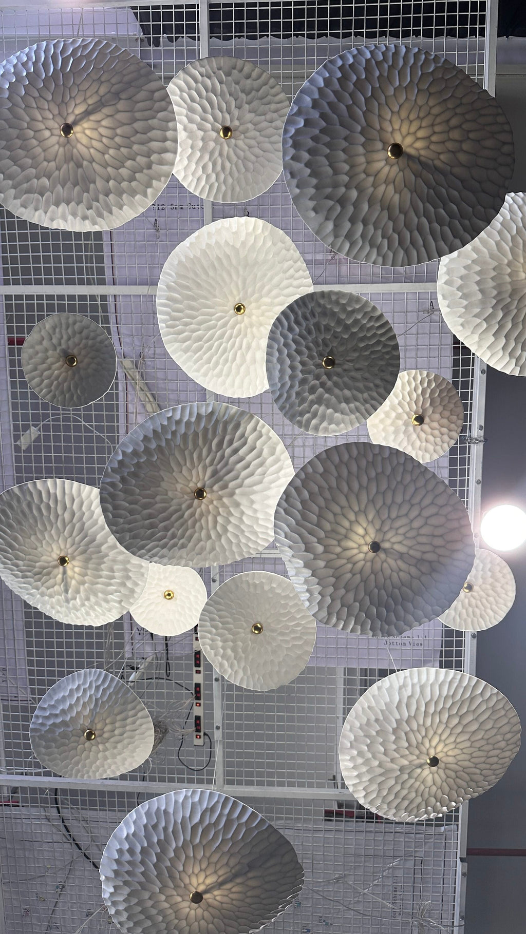 Ivory Pebble Cloud Chandelier