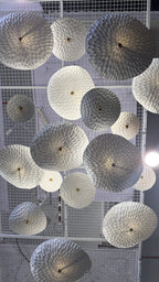 Ivory Pebble Cloud Chandelier