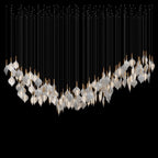 Gold Petal Cluster Chandelier