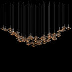 Amber Prism Constellation Chandelier