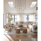 Soltaire Round Chandelier 17'' 24'' 36'' 40'' 58''D product image