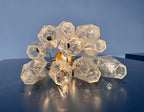 Murano Wall Lamp | 16 Iris Poliedri Glass | Set of 2