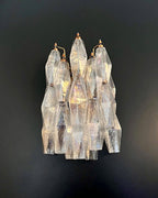 Murano Wall Lamp | 16 Iris Poliedri Glass | Set of 2