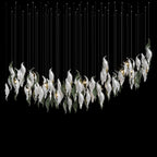 White Calla Veil Chandelier
