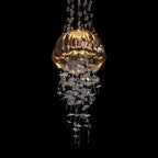 Mauve Jellyfish Cascade Chandelier