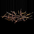 Blush Ribbon Wave Chandelier