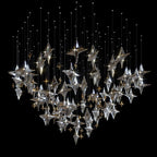 Crystal Star Constellation Chandelier