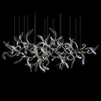 Amber Leaf Vine Chandelier