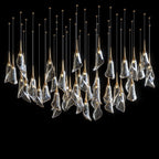 Crystal Petal Drop Chandelier