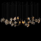 Clear Manta Cluster Chandelier