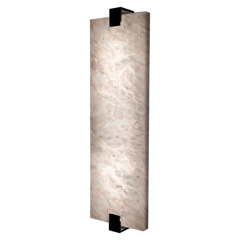 Theseus Alabaster Kairo Wall Sconce 20"H