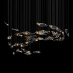 Smoke Glass Current Chandelier