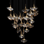 Clear Manta Cluster Chandelier