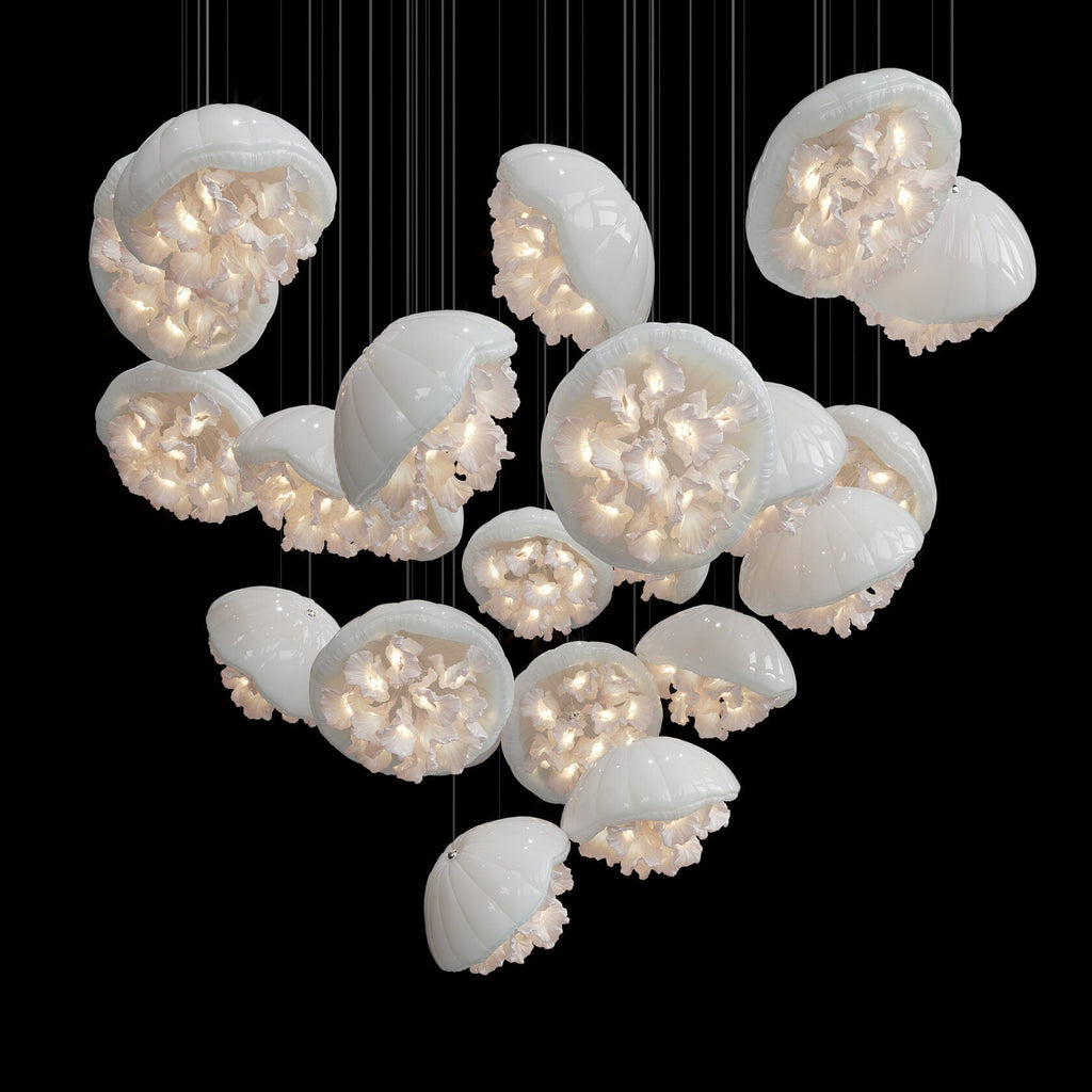 Violet Jelly Bloom Chandelier