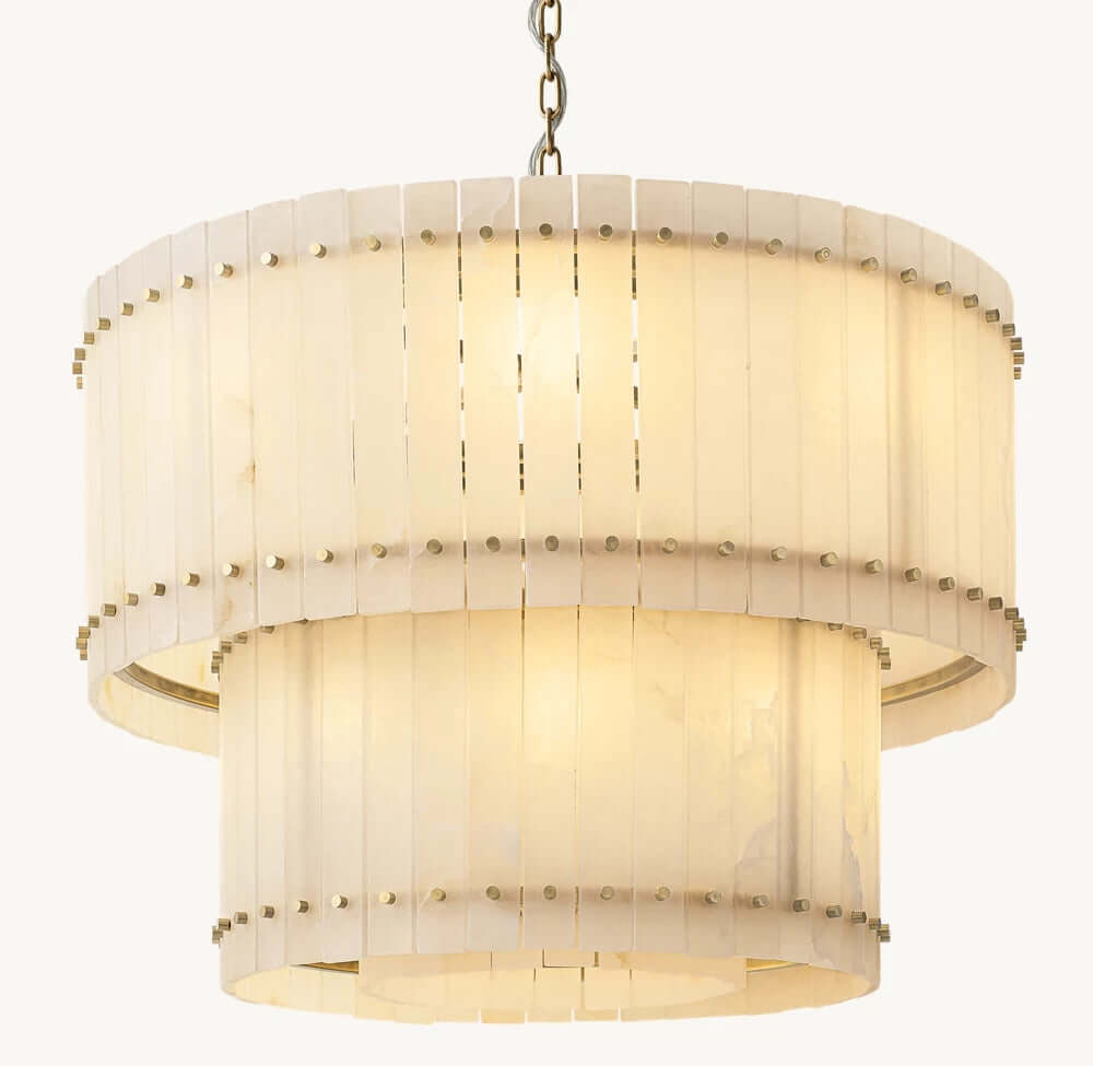 Valmont Alabaster Chandelier 39" product image
