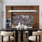 Hampton Alabaster Dining Room Chandelier detail view