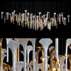 Crystal Calla Reed Chandelier