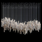Crystal Spire Bar Chandelier