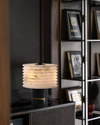 Elegant Lighting G9 Cloud Stone Alabaster Table Lamp Wide D10" & D11" 15W