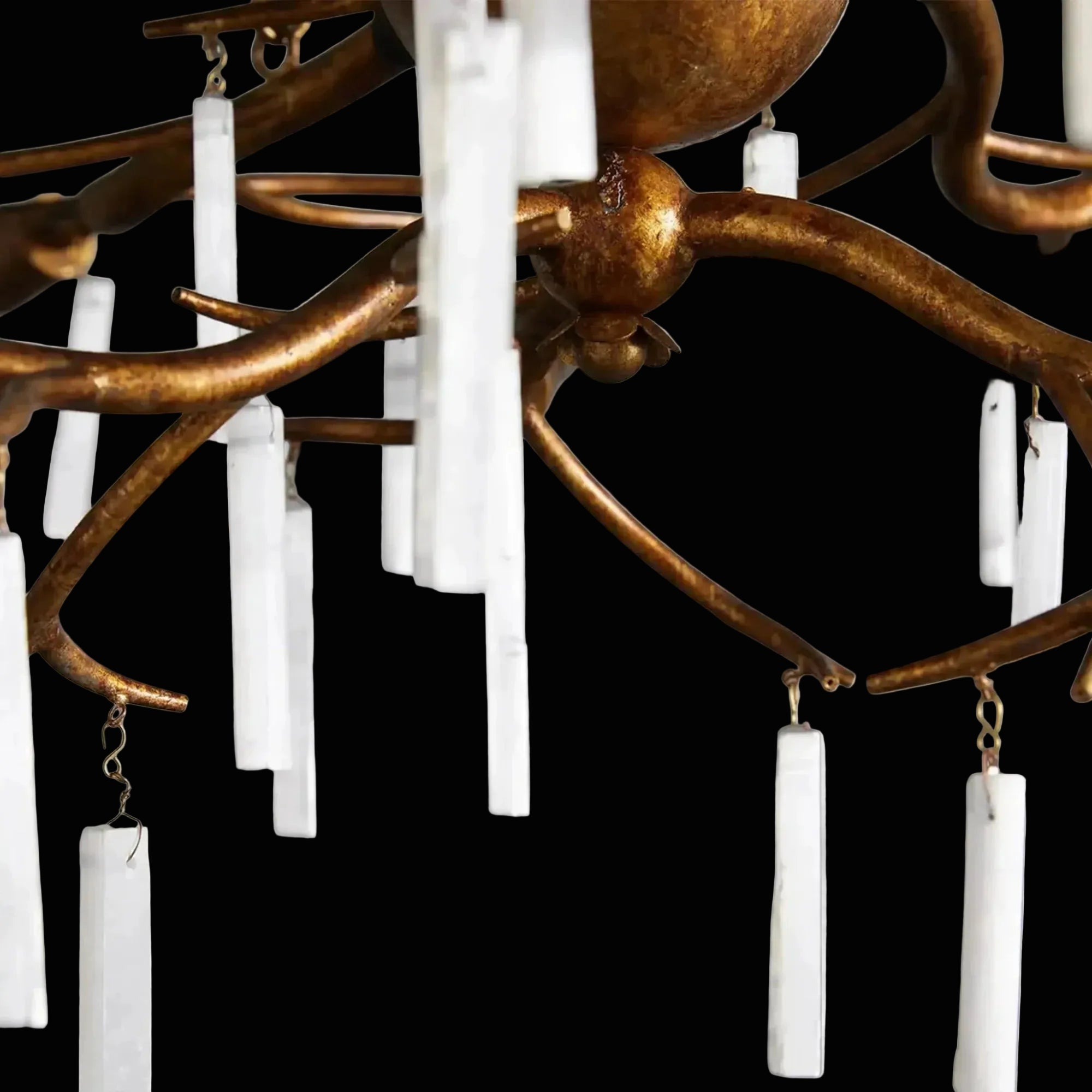 Jada Selenite Branch Chandelier 9 Light