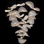 White Disc Flight Chandelier
