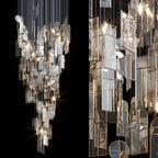 Mirror Window Panel Chandelier