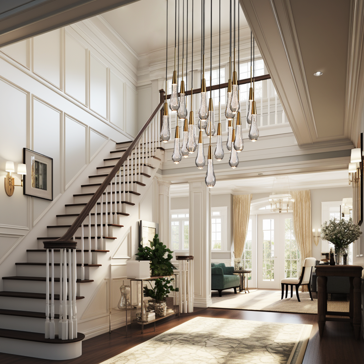 Soltaire Round Chandelier 17'' 24'' 36'' 40'' 58''D product image