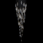 Crystal Diamond Rain Chandelier