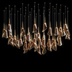 Crystal Petal Drop Chandelier