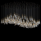 Crystal Petal Drop Chandelier