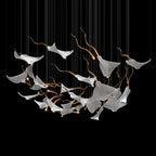 White Manta Branch Chandelier