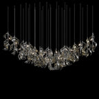 White Calla Cascade Chandelier