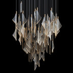 Crystal Sail Cascade Chandelier