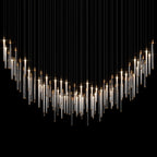 Linear Tube Rain Chandelier